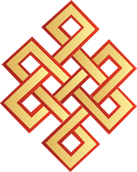 Endless Knot Graphic Design PNG Image