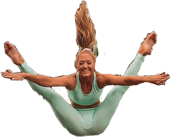 Energetic Aerobics Jump PNG Image