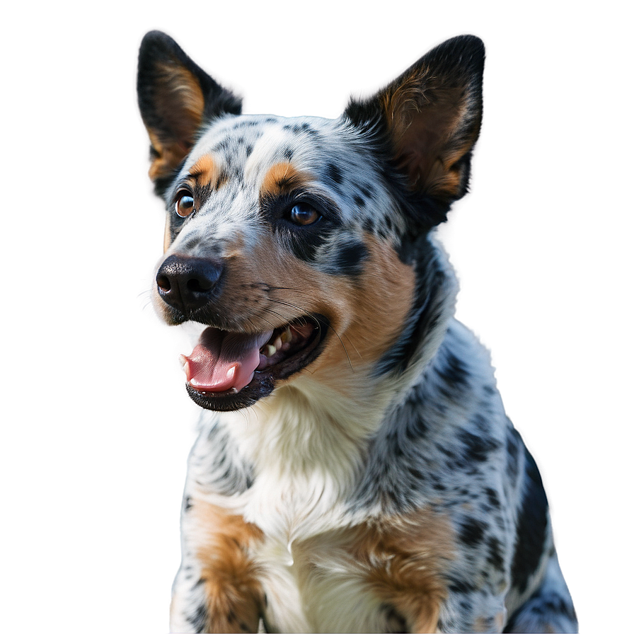 Energetic Blue Heeler Png Qjg PNG Image