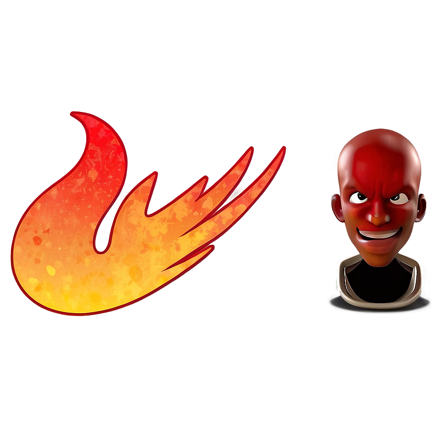 Energetic Fire Emoji Png 6 PNG Image