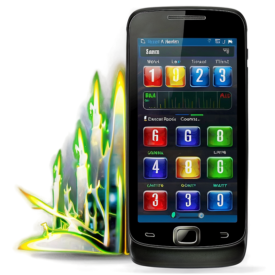 Energy-efficient Mobile Phone Png Bej PNG Image