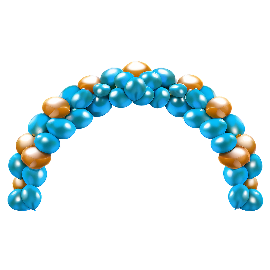 Engagement Celebration Balloon Arch Png 06212024 PNG Image