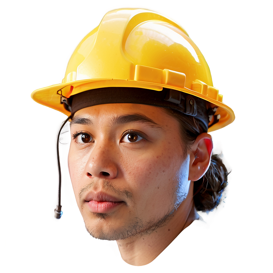 Engineer Head Hardhat Png Ioi84 PNG Image