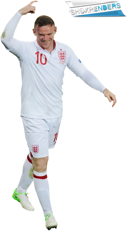 England Footballer Celebration PNG Image