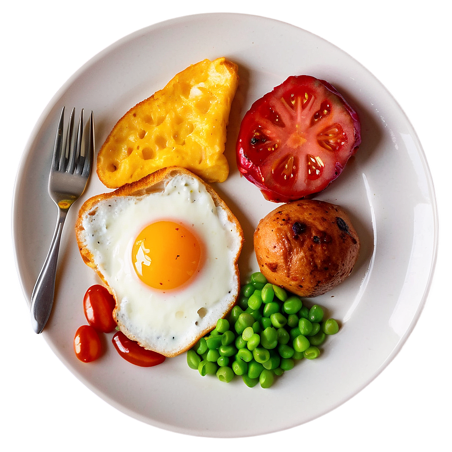 English Breakfast Plate Png Jij PNG Image