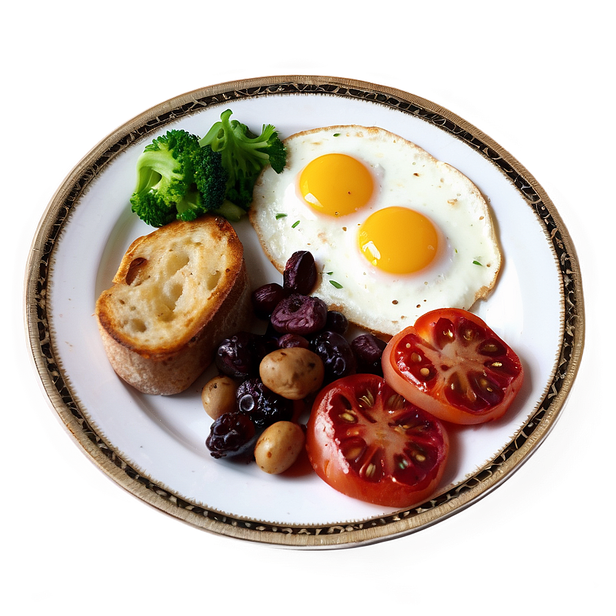 English Breakfast Plate Png Xai9 PNG Image