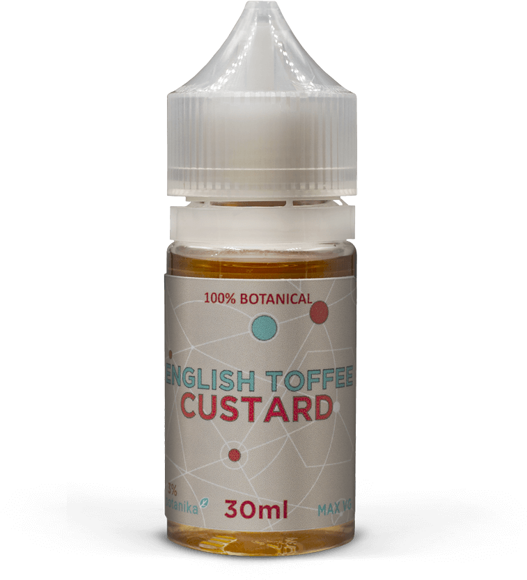 English Toffee Custard Botanical Product PNG Image