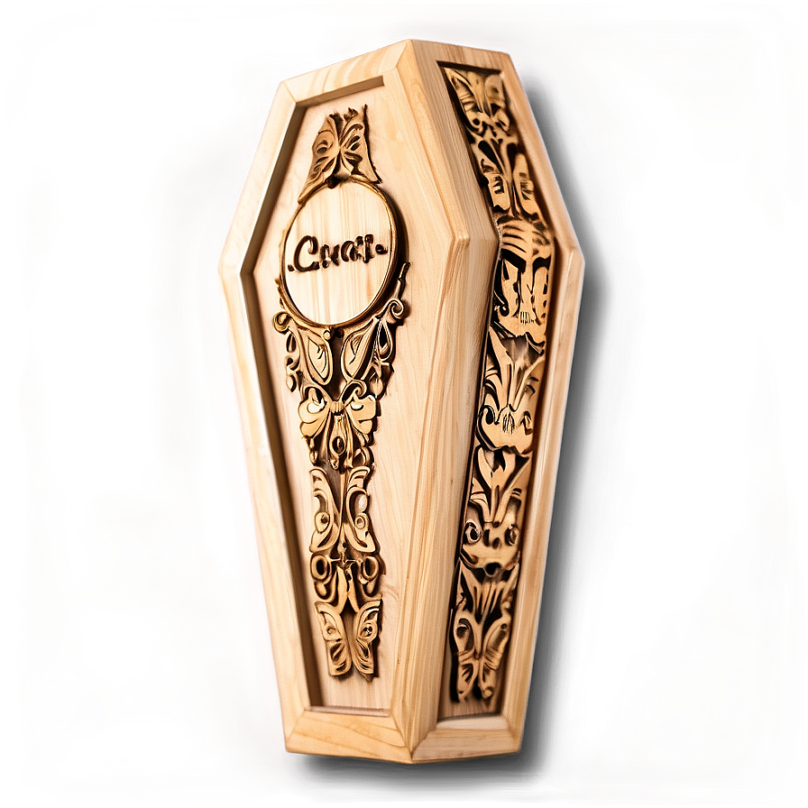 Engraved Coffin Png 05242024 PNG Image