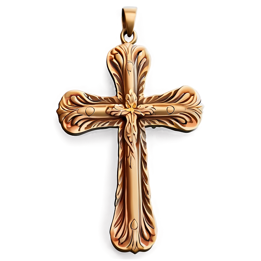 Engraved Cross Style Png 11 PNG Image