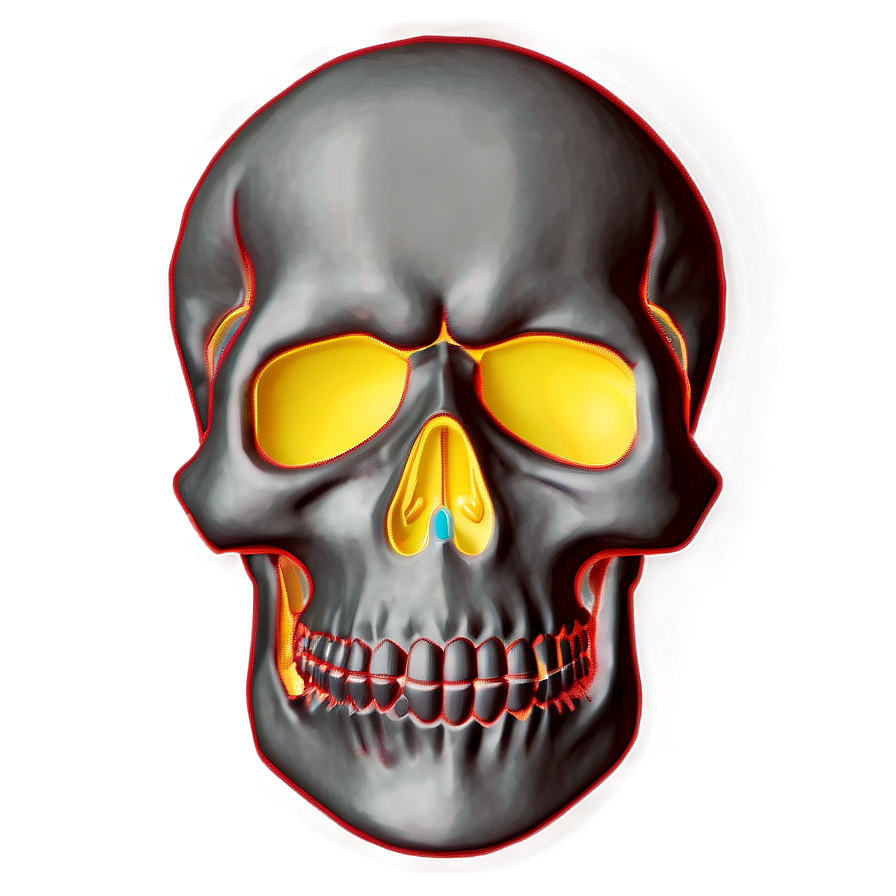 Engraved Skull Design Png D PNG Image