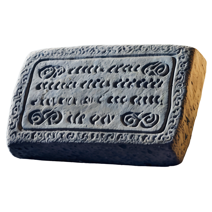 Engraved Stone Tablet Png Gik PNG Image