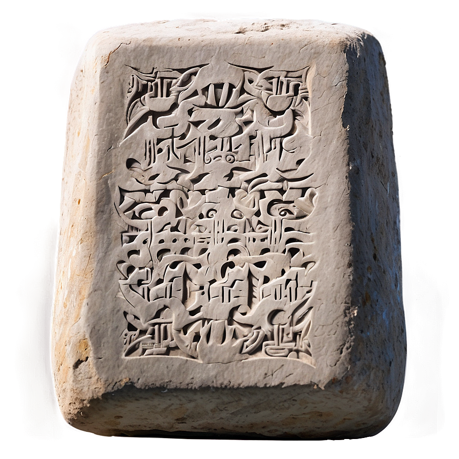 Engraved Stone Tablet Png Yvh PNG Image