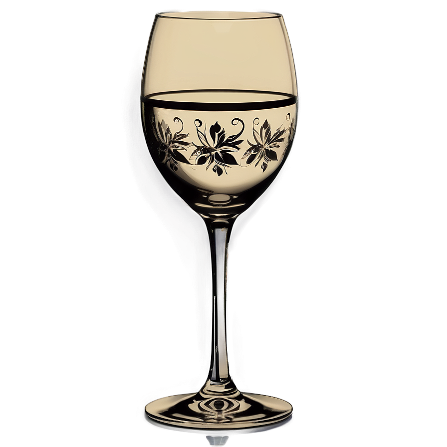 Engraved Wine Glasses Gift Png 06212024 PNG Image