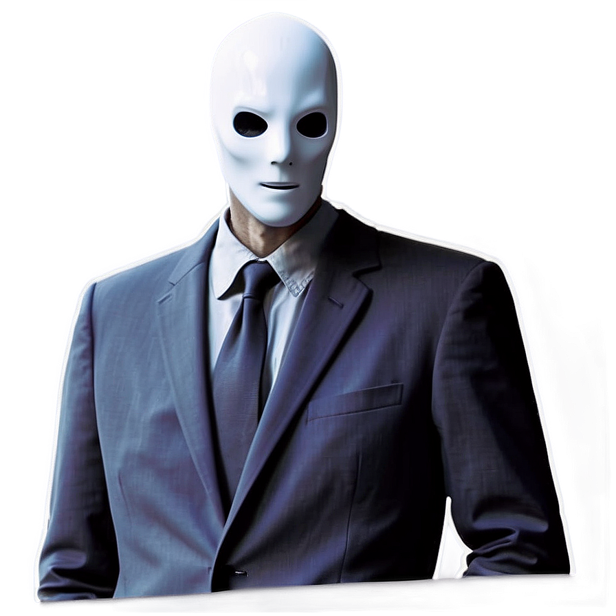 Enigmatic Slender Man Png Ekj PNG Image