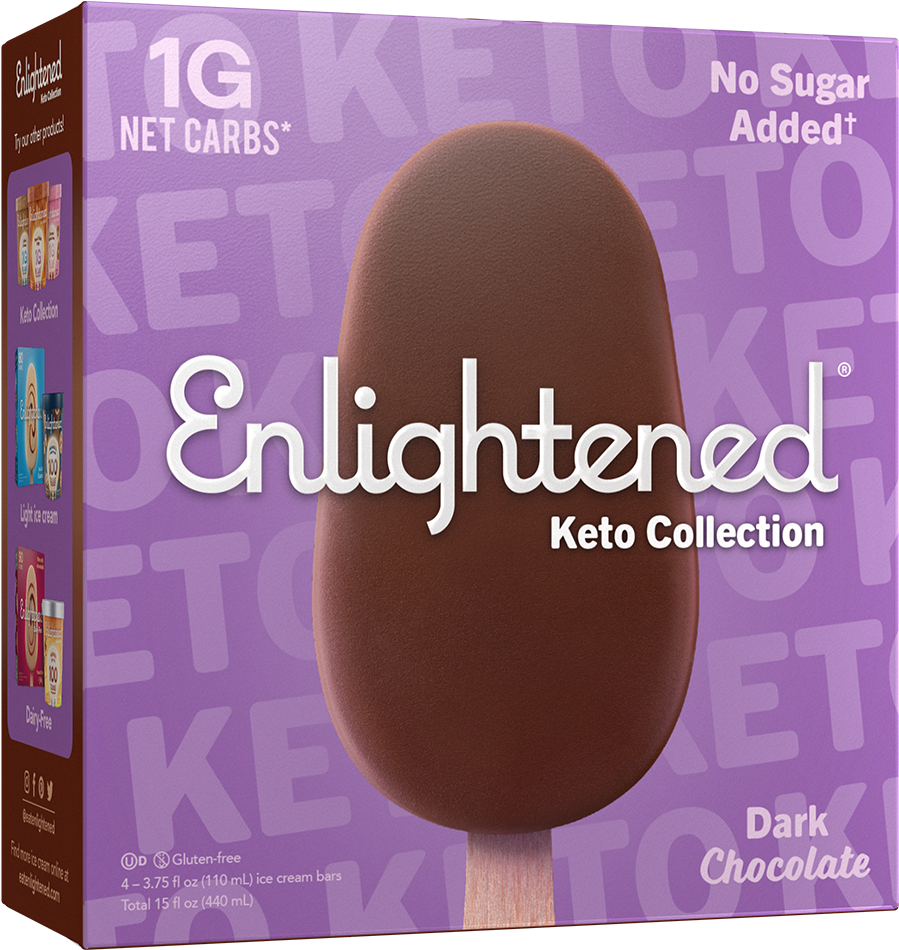 Enlightened Keto Ice Cream Bar PNG Image