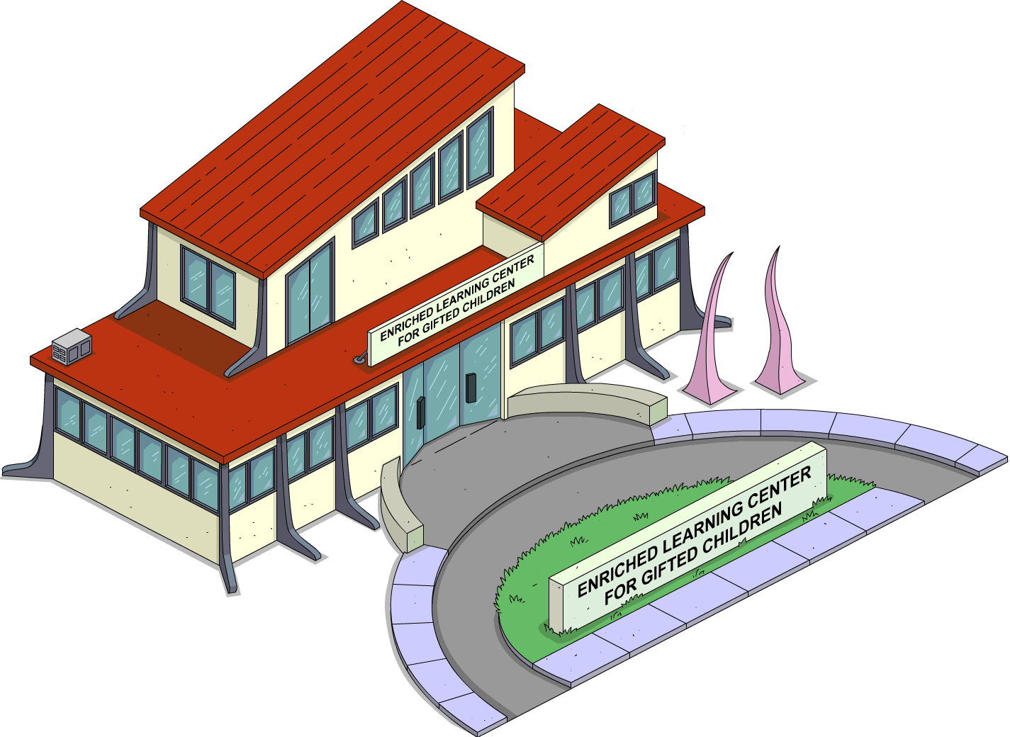 Enriched Learning Center Illustration PNG Image