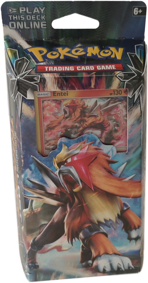 Entei Pokemon T C G Booster Pack PNG Image