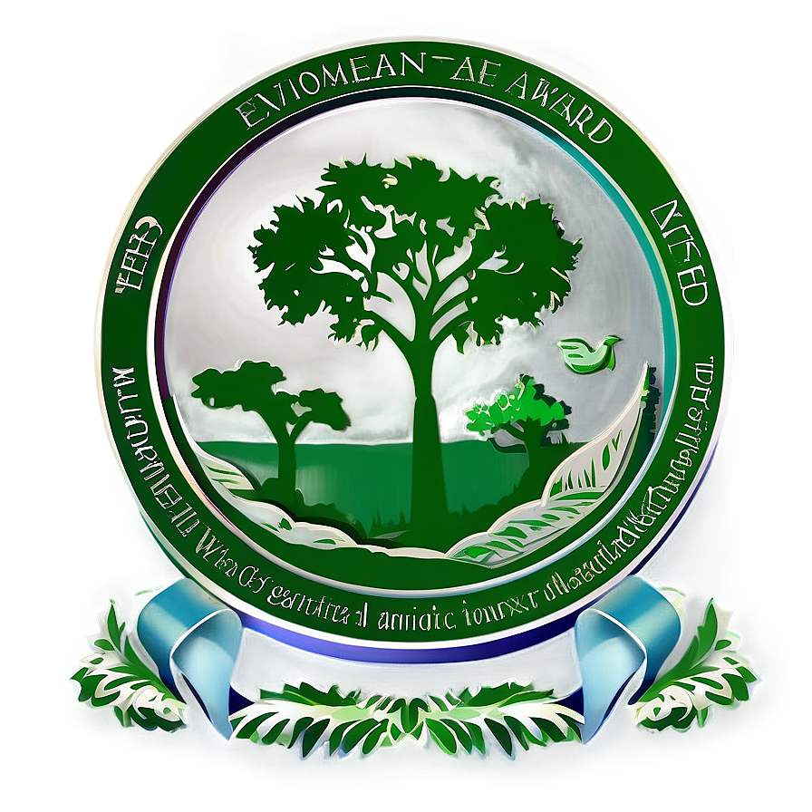 Environmental Award Emblem Png Ggk PNG Image