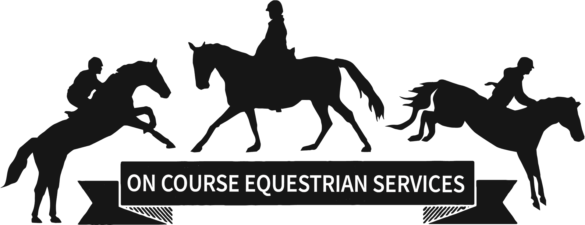 Equestrian Services Silhouette PNG Image