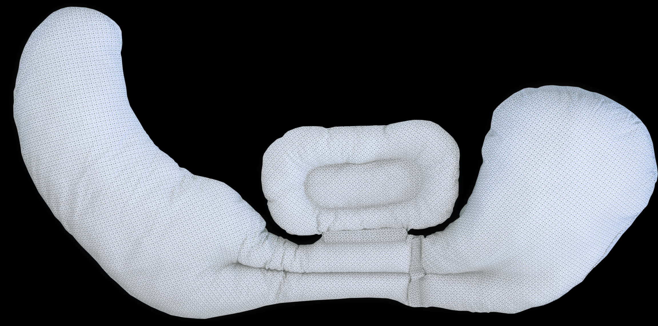 Ergonomic Body Pillow Design PNG Image