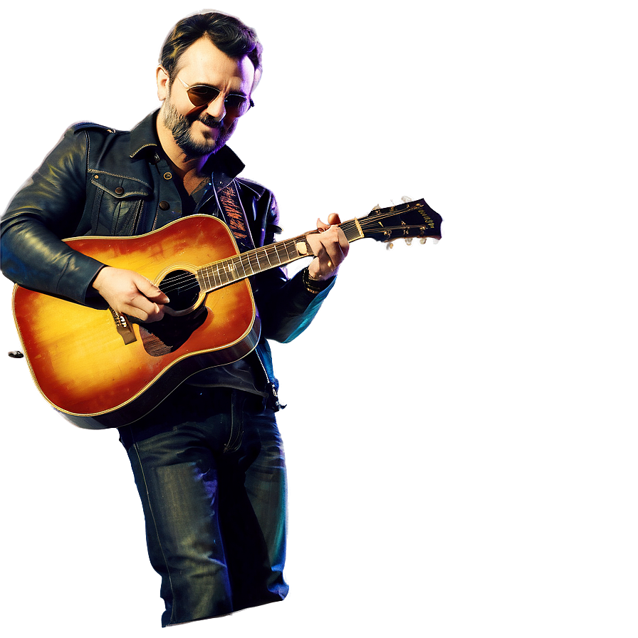 Eric Church On Stage Png 06292024 PNG Image