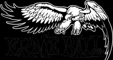 Ernie Ball Eagle Logo Blackand White PNG Image