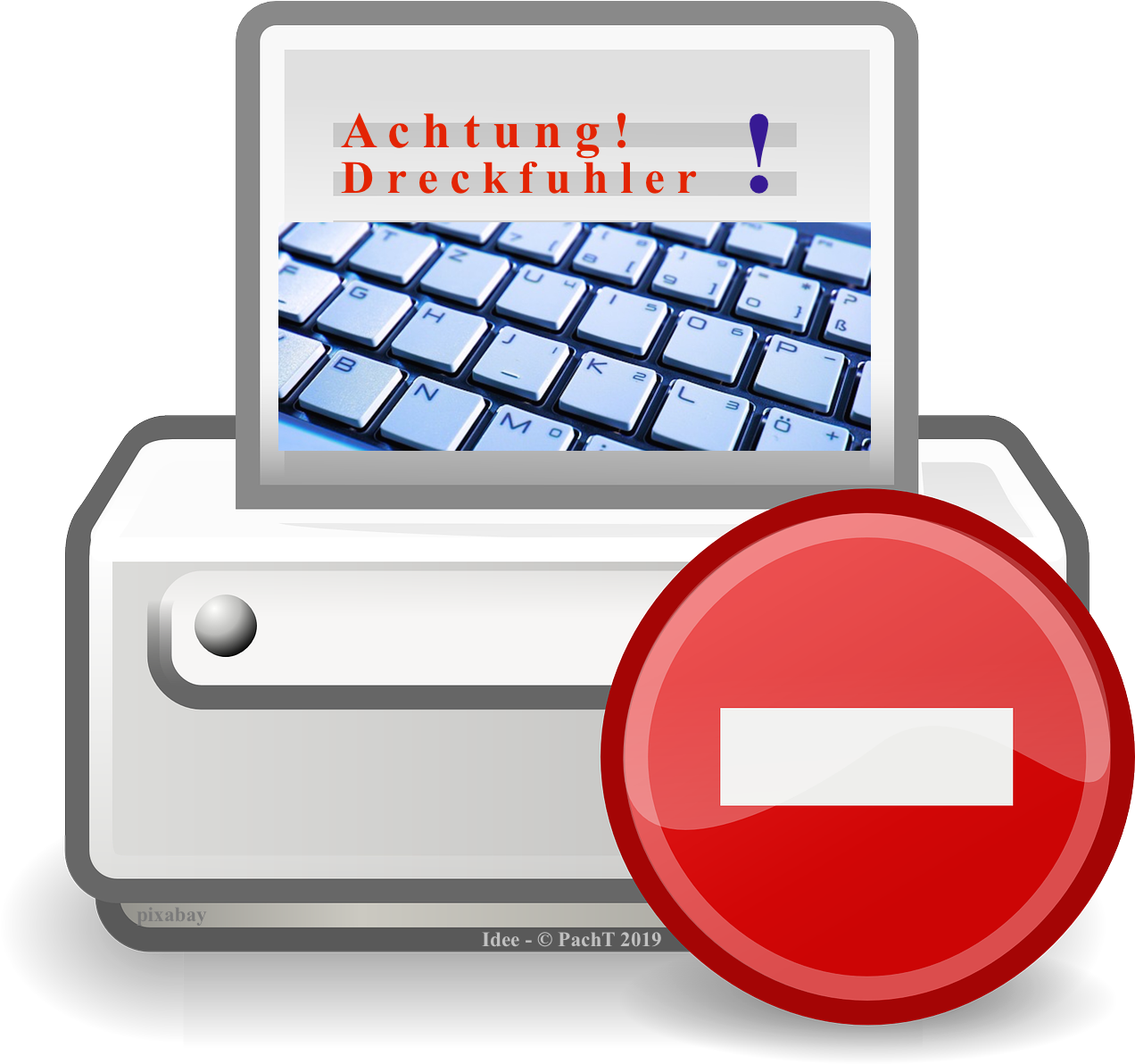 Error Warning Computer Keyboard PNG Image