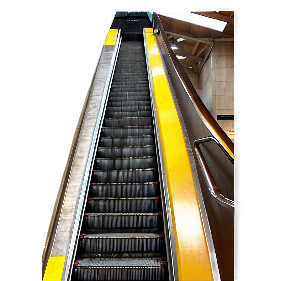 Escalator In Train Station Png Ius PNG Image