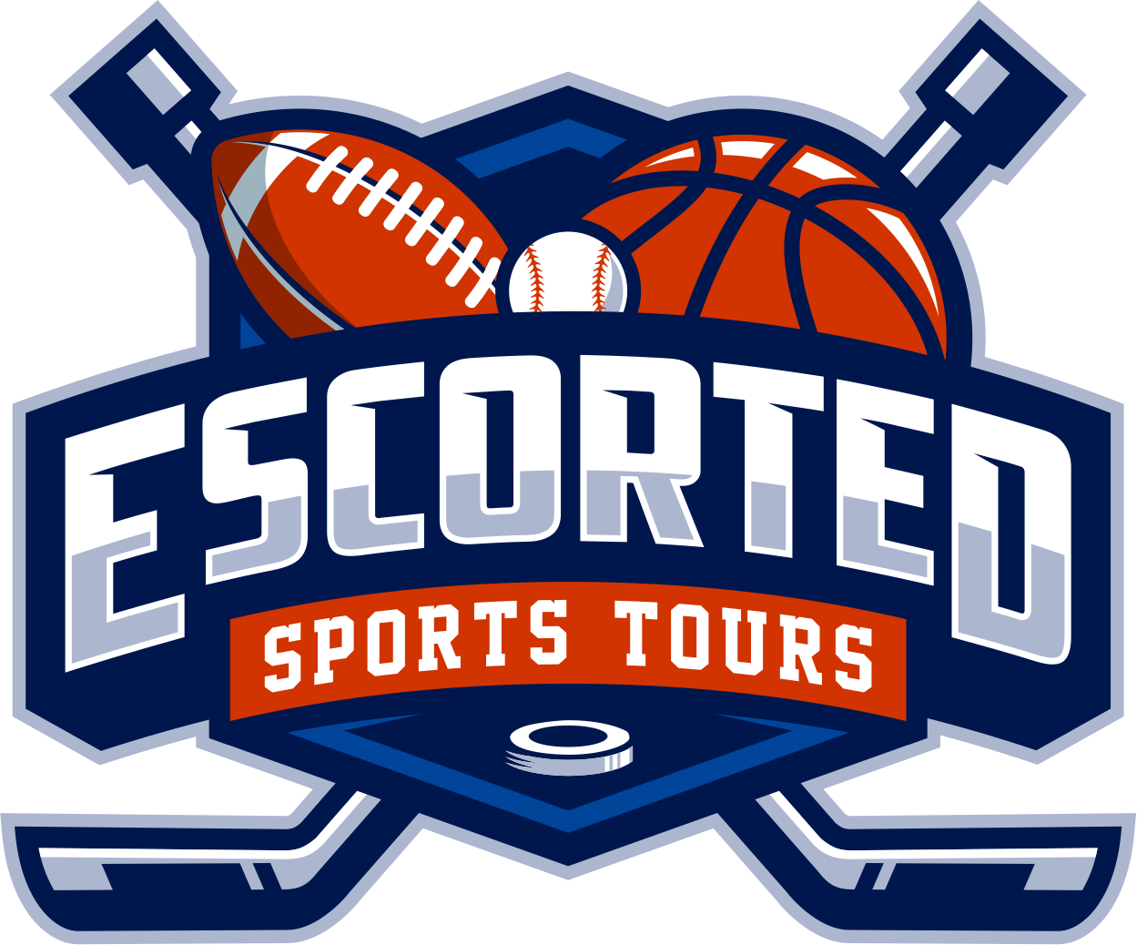 Escorted Sports Tours Logo PNG Image