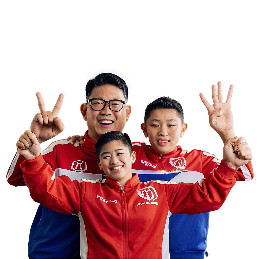 Esports Team Victory Pose Png 06292024 PNG Image