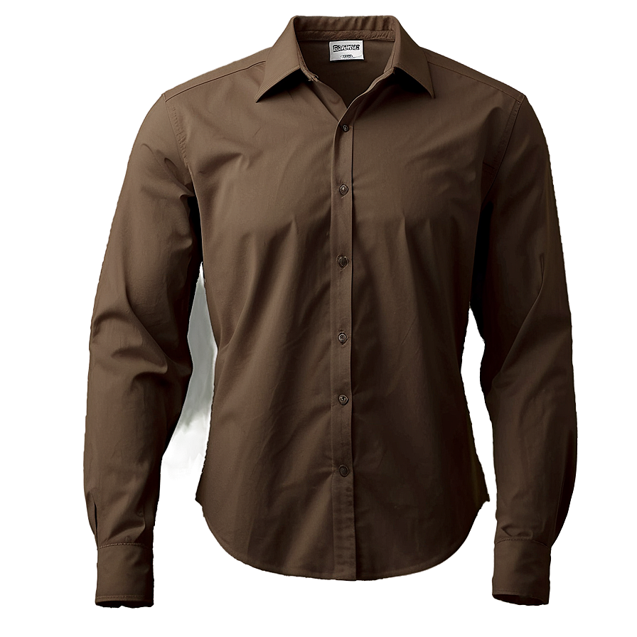 Espresso Brown Blank Shirt Png Yog PNG Image