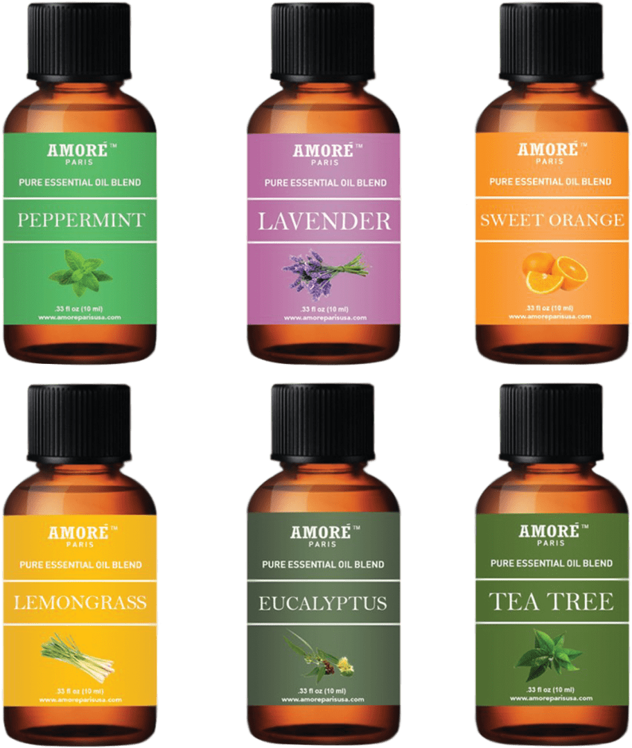 Essential Oil Collection Amore Paris PNG Image