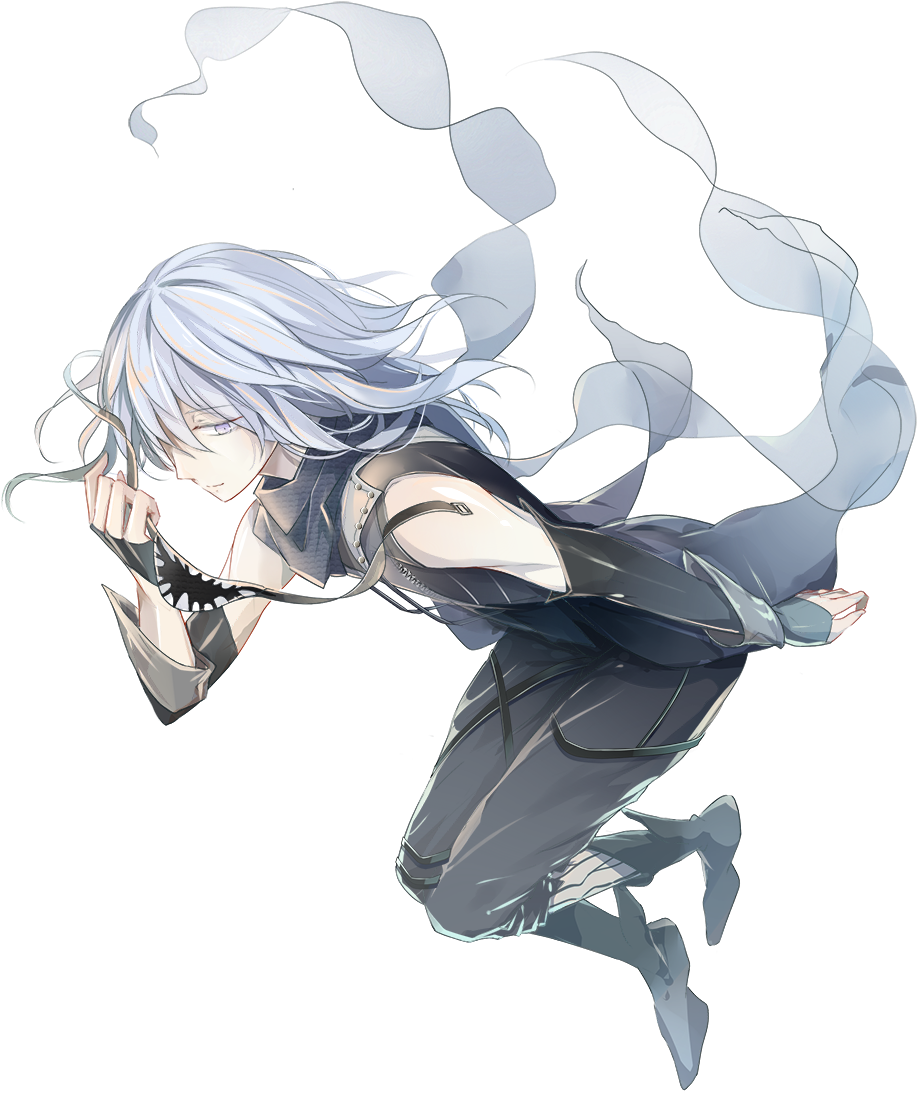 Ethereal_ Anime_ Character_ Floating PNG Image