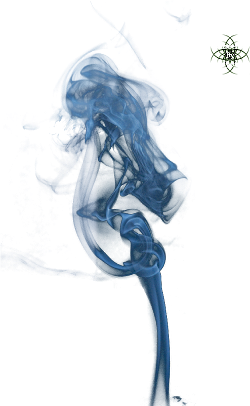 Ethereal_ Blue_ Smoke_ Art PNG Image