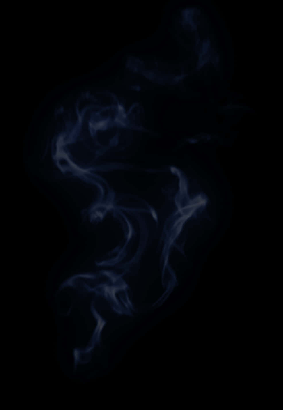 Ethereal_ Blue_ Smoke PNG Image