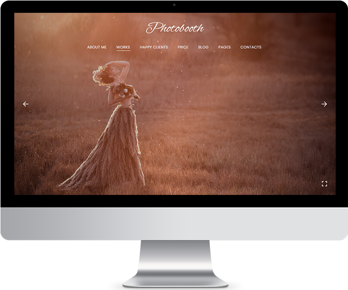 Ethereal Bridein Sunset Field PNG Image