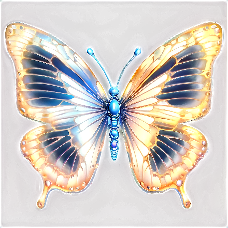 Ethereal Butterfly Glow Png 06272024 PNG Image