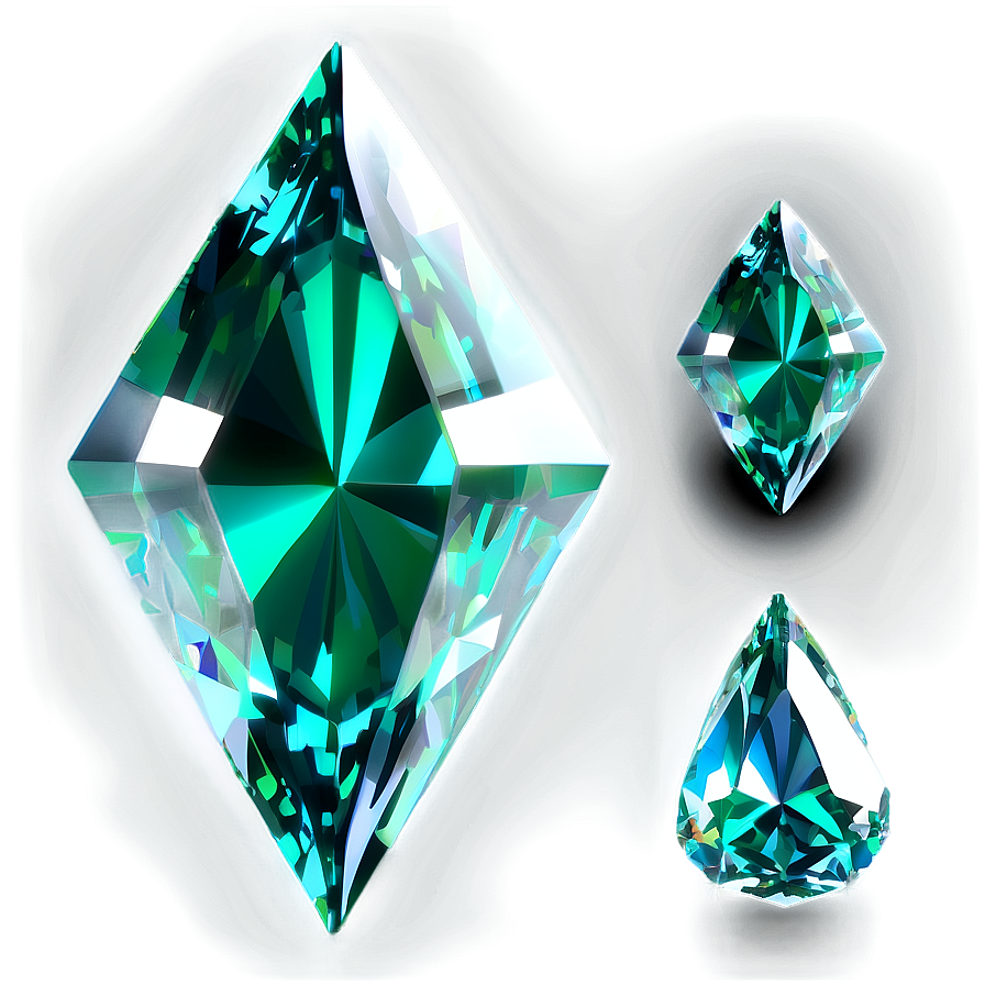 Ethereal Green Diamond Png Oqa PNG Image