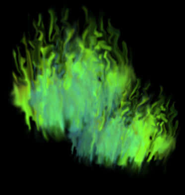 Ethereal_ Green_ Flame PNG Image