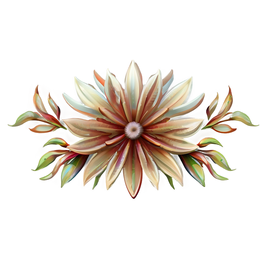 Ethereal Indie Flower Pattern Png Tsc PNG Image