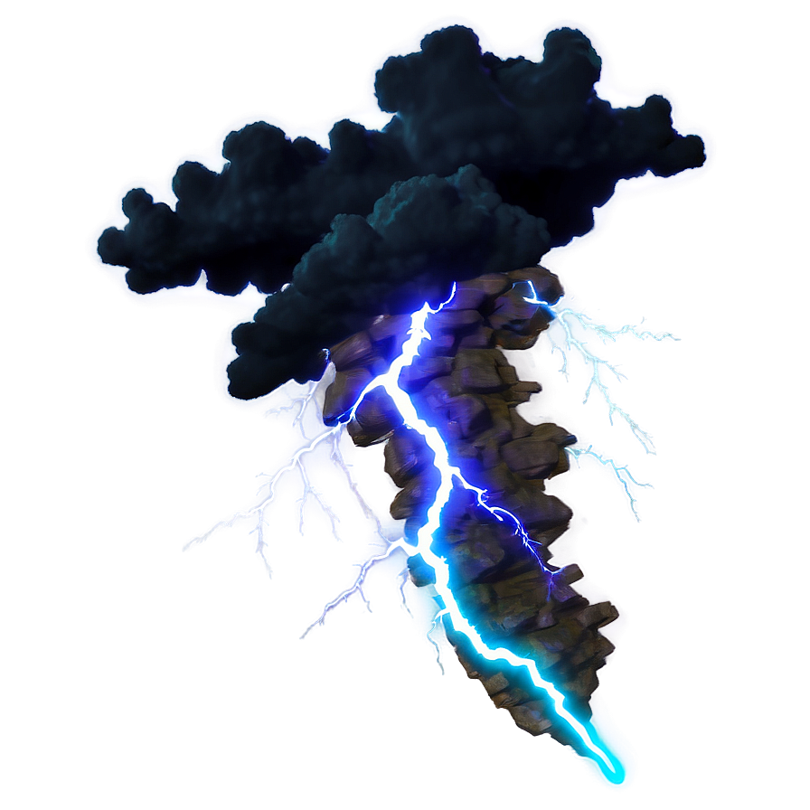 Ethereal Lightning Bolt Png Oap54 PNG Image