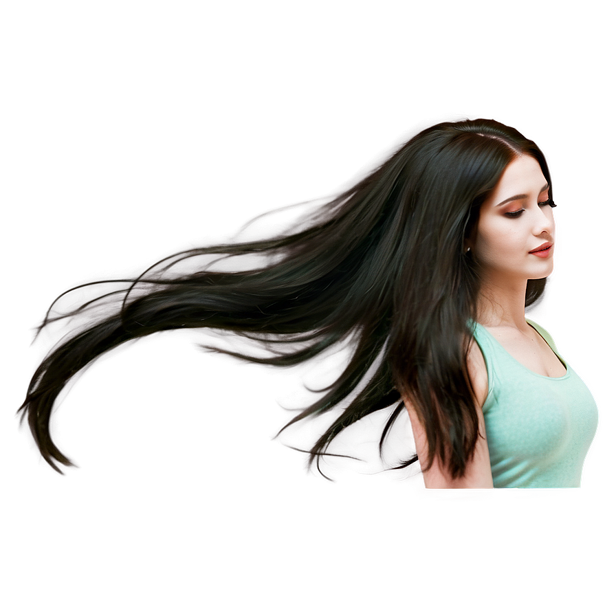 Ethereal Long Hair Png 60 PNG Image