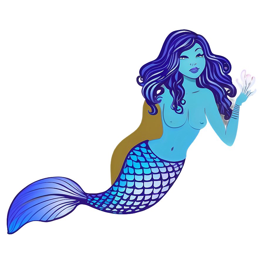 Ethereal Mermaid Scales Art Png Sid66 PNG Image