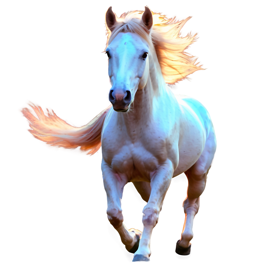 Ethereal Mustang Horse Glow Png Htr PNG Image