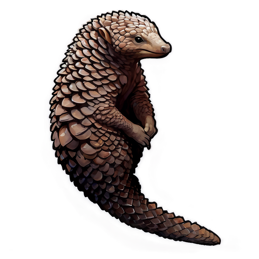 Ethereal Pangolin Spirit Png Vgb PNG Image