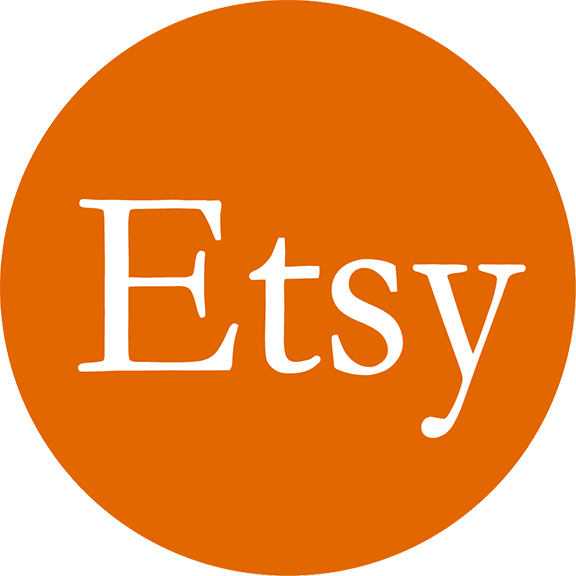 Etsy Logo Orange Background PNG Image