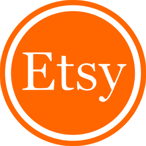 Etsy Logo Orangeand Gray PNG Image