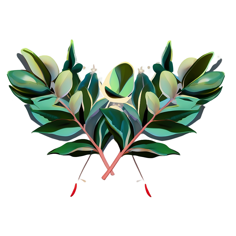 Eucalyptus Leaves Vector Png Skh PNG Image