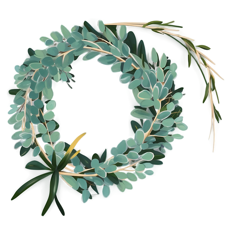 Eucalyptus Wreath Clipart Png Mms PNG Image