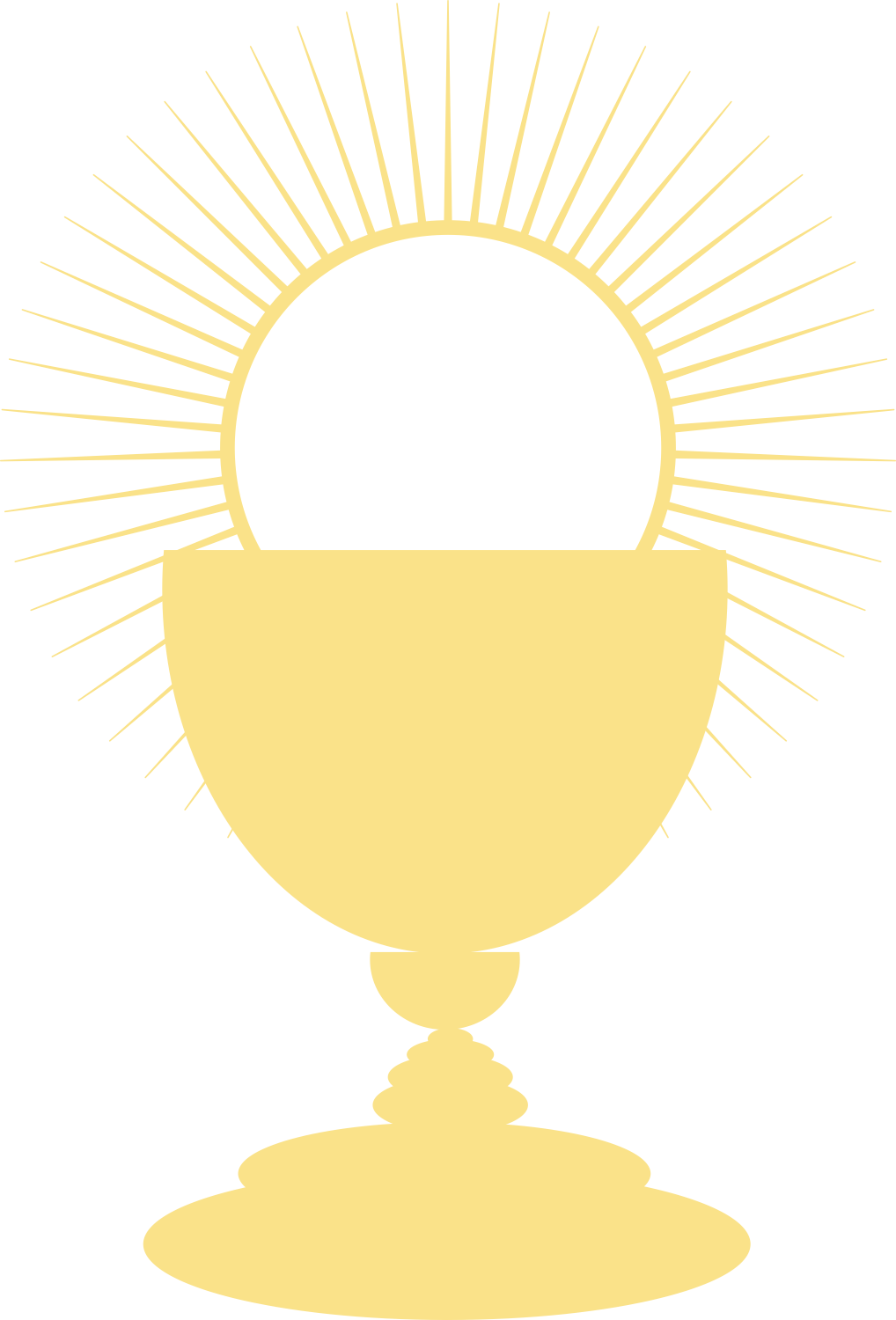 Eucharistic Chaliceand Host Vector PNG Image